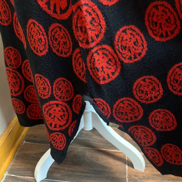 CATY LESCA LONG VEST RED SIZE 2 - Picture 9 of 10